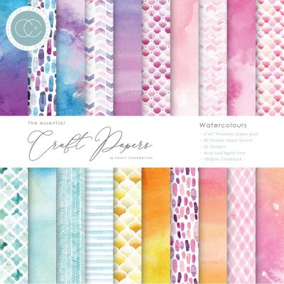 Craft Consortium Designpapier -  Watercolors